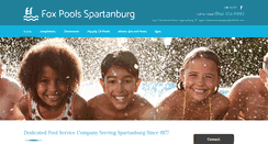 Desktop Screenshot of foxpoolsofthecarolinas.com